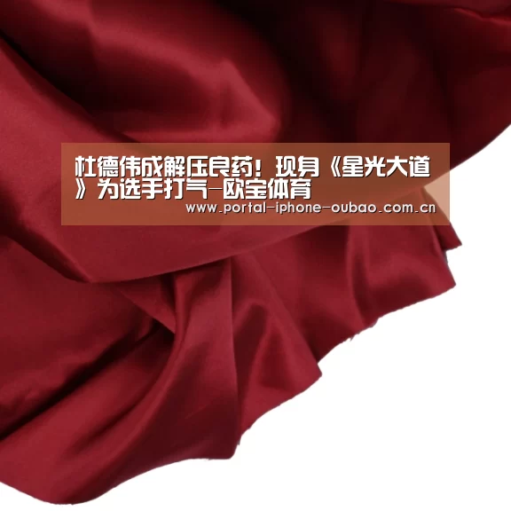 杜德伟成解压良药!现身《星光大道》为选手打气-欧宝体育(图2) 欧宝体育